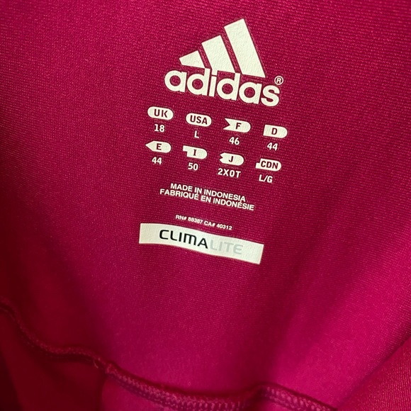 Adidas Lightweight Athletic Jacket Size L - Picture 5 of 5